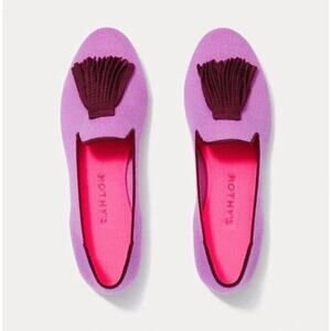 Rothy's Merino Tassel Loafer Slip On Flats Multicolor Size 10.5